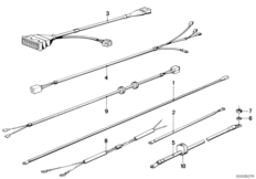 Różne dodatkowe wiązki przewodów (61_0243) dla BMW R 80 ECE