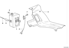 Wyświetlacz informacji dla kierowcy (62_0251) dla BMW R 1150 RS 01 (0447,0498) ECE