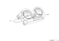 Przycisk zerujacy dobowy licznik kilom. (62_0268) dla BMW R 1150 RT 00 (0419,0499) ECE