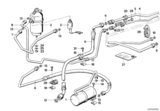 Przewód układu chłodzenia (64_0510) dla BMW 6' E24 M6 Cou USA
