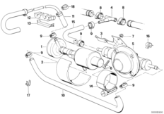 Dodatkowa pompa paliwowa (64_0596) dla BMW 5' E34 525i Lim ECE