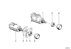 Elementy montażowe radia (65_0037) dla BMW 3' E21 318i Lim JAP