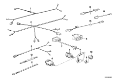 Radio (65_0042) dla BMW 6' E24 M635CSi Cou ECE