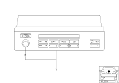 Zintegrowany radiowy system inf. (65_0280) dla BMW 5' E39 540i Tou ECE