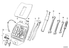 Skrzynka narzędziowa mała (71_0014) dla BMW 3' E30 318i 4-d ZA