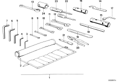 Komplet narzędzi (71_0144) dla BMW R 65 (35KW) ECE