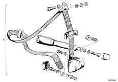 Pas bezpieczeństwa przedni (72_0016) dla BMW 7' E23 728i Lim ZA
