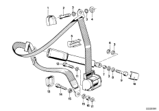 Pas bezpieczeństwa, elem. dod., przedni (72_0017) dla BMW 7' E23 733i Lim ZA