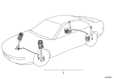 Zawieszenie sportowe (03_2121) dla BMW 8' E31 850Ci Cou ECE