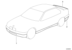 Pakiet aerodynamiczny (03_0870) dla BMW 3' E36 318i Lim ECE