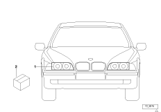 Zest. dopos. - światła ksenonowe (03_2218) dla BMW 5' E39 528i Lim ECE