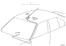 Antena dachowa (03_2390) dla BMW 3' E30 M3 2-d ECE