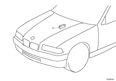 Oświetlenie komory silnika (03_2200) dla BMW 3' E36 318is Lim ECE