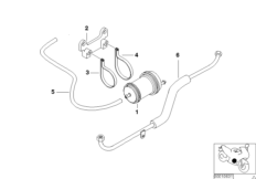 filtr z węglem aktywnym/Elementy dod. (16_0763) dla BMW F 650 ST 97 (0163,0168) ECE