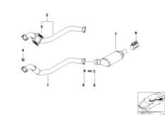 Katalizator Diesel (18_0246) dla BMW 7' E38 725tds Lim ECE