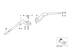 Kierownica, manetki podgrzewane (32_0805) dla BMW R 1100 R 94 (0402,0407) ECE