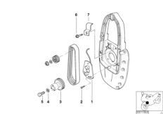 Układ zapłonowy/Czujnik impulsów (12_0887) dla BMW A61 (9251) ECE