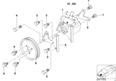 Hydr. układ kier.-pompa łopatkowa M52 (32_0931) dla BMW 3' E36 323ti Com ECE