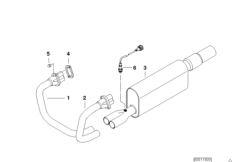 Układ wydechowy (18_0302) dla BMW A61 (9251) ECE