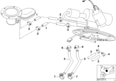 Odpowietrznik paliwa/Elementy dod. (16_0350) dla BMW R 1200 Montauk 03 (0309,0319) USA