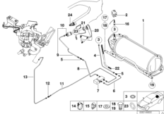 Butla gazowa/Przewód ciśnieniowy (13_0435) dla BMW 3' E36 316g Com ECE