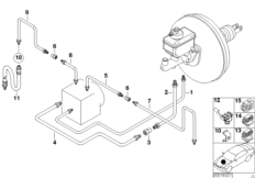 Przewód hamulcowy przedni DSC (34_0769) dla BMW 7' E38 750i Lim ECE