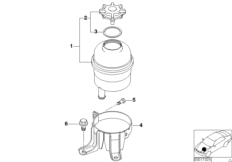 Zbiornik oleju/elementy pojedyncze (32_0957) dla BMW 3' E46 320i Lim ECE
