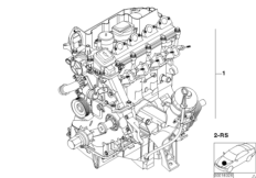 Zespół napędowy silnika (11_2175) dla BMW 1' E87 120d 5-d ECE