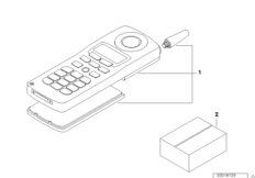 Phone kit cpt4000 (03_4794) dla BMW 7' E38 740iL Lim USA