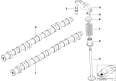 Mechanizm ster.-wałek rozrządu (11_7577) dla BMW 5' E39 530d Lim ECE