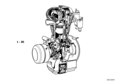 Zespół napędowy silnika (11_2586) dla BMW R26 ECE