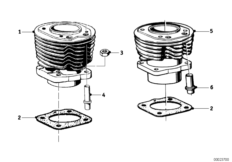 Cylinder (11_2587) dla BMW R25/3 ECE