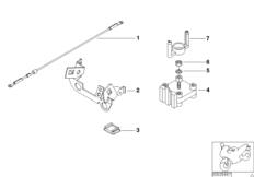 Przewód rozrusznika z mocowaniem (61_1227) dla BMW K 1200 GT 01 (0548,0558) ECE