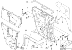 Obudowa skrzyni łańcuchowej (11_6003) dla BMW 3' E36 318ti Com USA