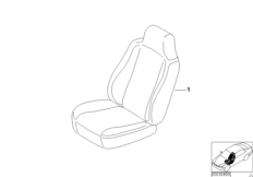 Sheepskin seat covers (03_2591) dla BMW 3' E36 318ti Com USA
