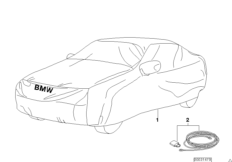 Noah Car Cover (03_3883) dla BMW 3' E30 325i 2-d USA