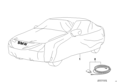 Evolution 4 Car Cover (03_4846) dla BMW 7' E38 740iL Lim USA