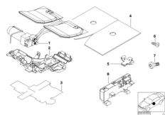 Fotel przedni, poj. części fot. aktywn. (52_2509) dla BMW 7' E38 740iL Lim USA