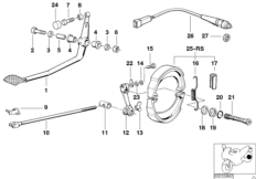 Hamulec tylnego koła (34_0625) dla BMW R 80 USA
