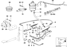 Ham. tyl. koła-Gł. cylinder hamulcowy (34_0615) dla BMW R 100 RS USA