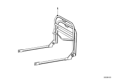 System bagażnikowy (46_0553) dla BMW R60/2 ECE