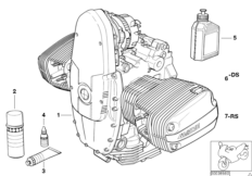 Silnik (11_3535) dla BMW R 850 RT 02 (0417) ECE