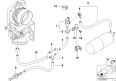 Zawór odpow. zbiornika paliwa (13_0632) dla BMW 5' E39 528i Lim IDN