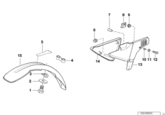 Błotnik przedni - osłona akumulatora (46_0351) dla BMW R 80 GS ECE