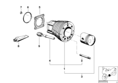 Cylinder zespolony (11_1728) dla BMW R60/5 ECE