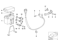 Inst. św. żar./Czujn. temp./Czujn. imp. (12_1510) dla BMW 3' E30 324td Tou ECE