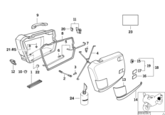 Kufer integralny-poj. części (46_1300) dla BMW R 100 R 91 USA