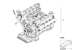 Zespół napędowy silnika (11_2700) dla BMW 7' E65 740d Lim ECE