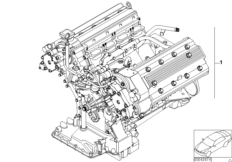 Zespół napędowy silnika (11_2642) dla BMW 5' E39 M5 Lim USA