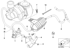 Sterowanie podciśnieniowe-turbospręż. (11_2838) dla BMW 3' E46 330xd Lim ECE